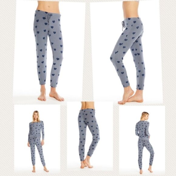 Chaser Hearts Print Lounge Drawstring Pants (NWT) - Picture 1 of 1